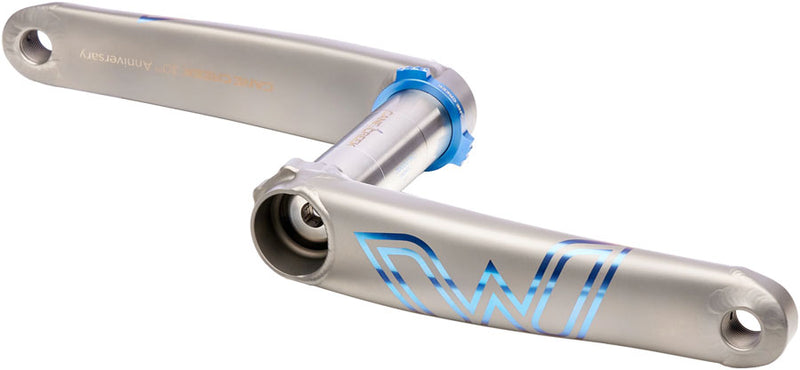 Load image into Gallery viewer, Cane Creek eeWings 30th Anniversary Mountain Titanium Crankset - 170mm 8-Bolt Direct Mount 30mm Spindle Brushed Titanium