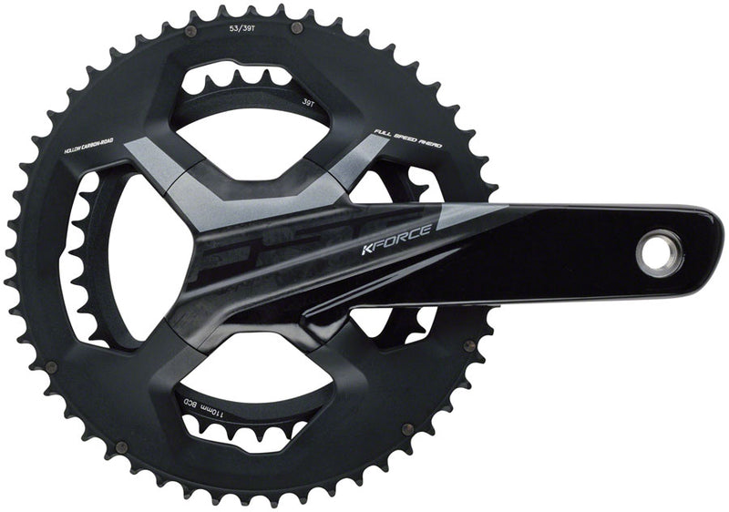 Load image into Gallery viewer, Full Speed Ahead K-Force WE Crankset - 172.5mm 11/12-Speed 50/34t 110BCD 386 EVO Spindle Interface BLK