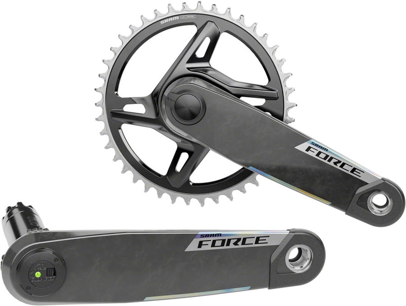 Load image into Gallery viewer, SRAM Force 1x XPLR AXS Power Meter Wide Crankset - 165mm 12/13-Speed 42t 8-Bolt Direct Mount DUB PM Spindle Carbon E1