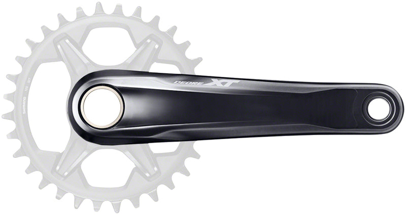 Load image into Gallery viewer, Shimano Deore XT FC-M8100-1 Crankset - 170mm 12-Speed 1x Direct Mount Hollowtech II Spindle Interface BLK