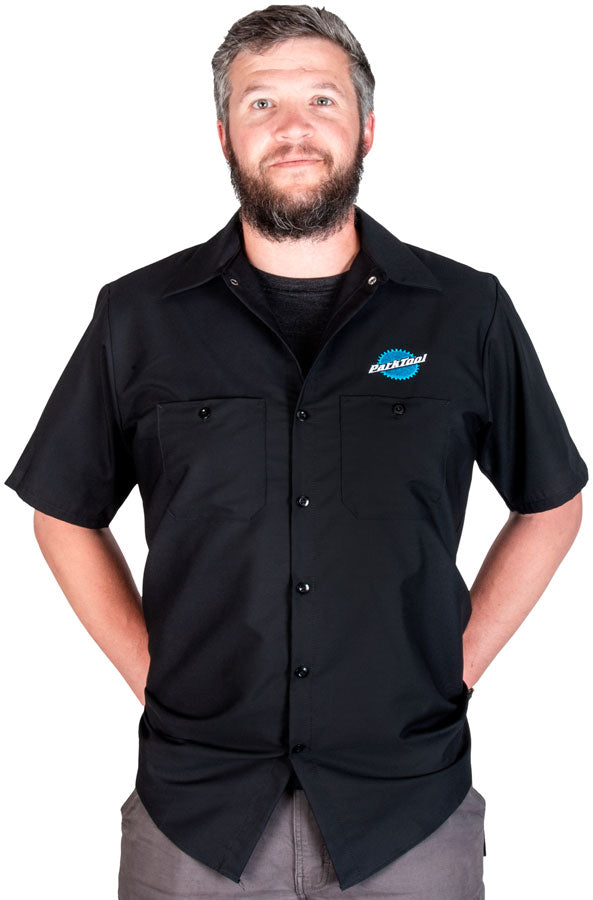 Load image into Gallery viewer, Park Tool MS-3 Mechanic Shirt Black -Small