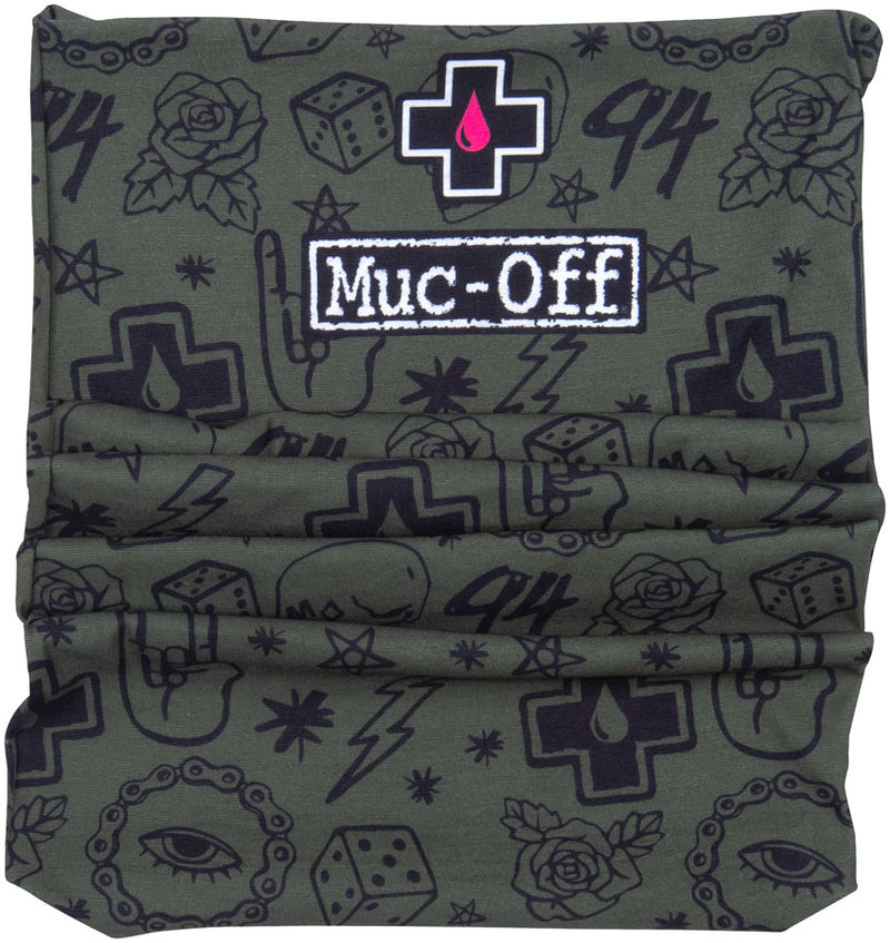Load image into Gallery viewer, Muc-Off Lightweight Neck Gaiter - Green Punk