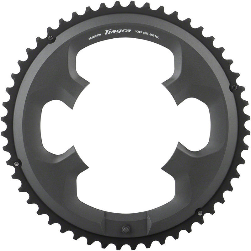 Load image into Gallery viewer, Shimano Tiagra FC-4700 Chainring - 52t 110 BCD Asymmetric Black