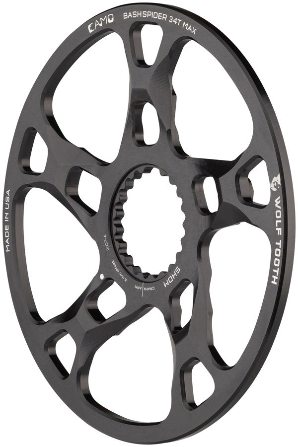 Load image into Gallery viewer, Wolf Tooth CAMO BashSpider for Shimano - M5 Boost 52mm Chainline 3mm Offset