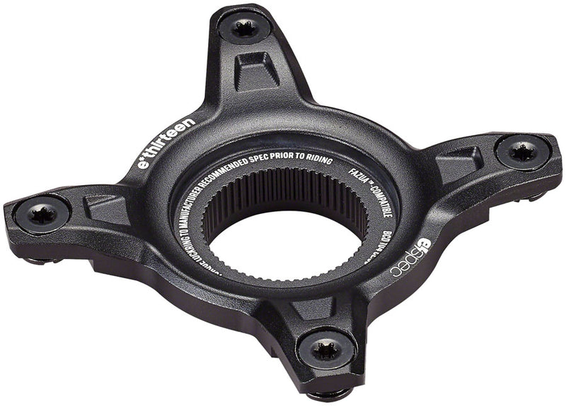 Load image into Gallery viewer, e*thirteen e*spec 104BCD Aluminum Direct Mount Spider - 104BCD 55mm CL Incl. Bolts Fazua Ride 60 BLK