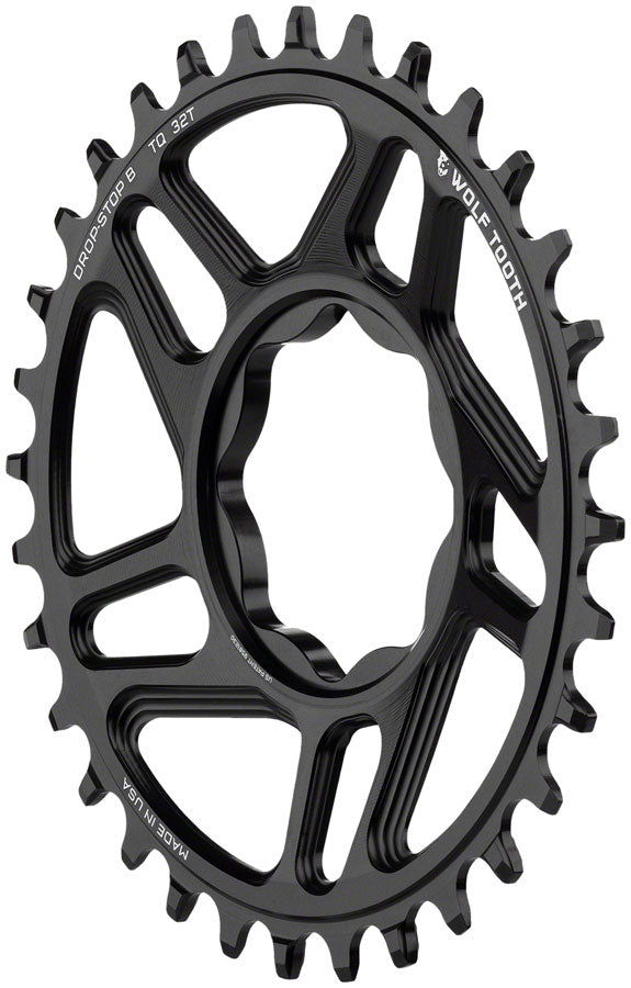 Load image into Gallery viewer, Wolf Tooth Trek TQ Direct Mount Chainring - Drop-Stop B 30T Black