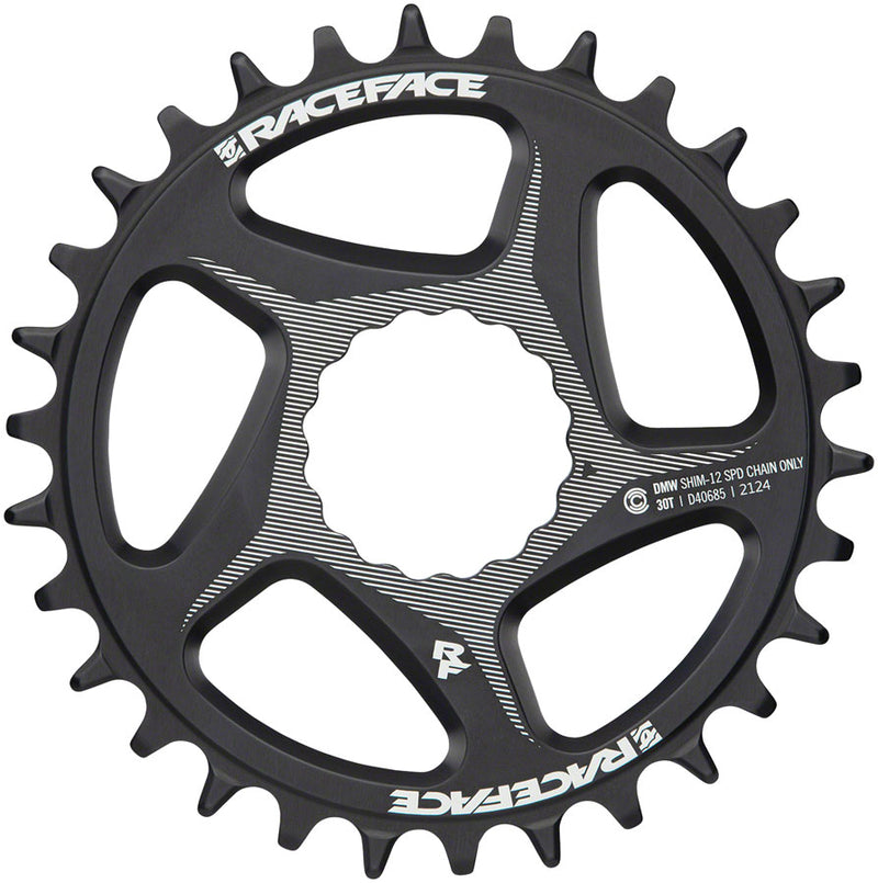Load image into Gallery viewer, RaceFace Direct Mount Wide Chainring - 30t DM CINCH For Shimano 12-Speed HG+ Compatible Chain BLK