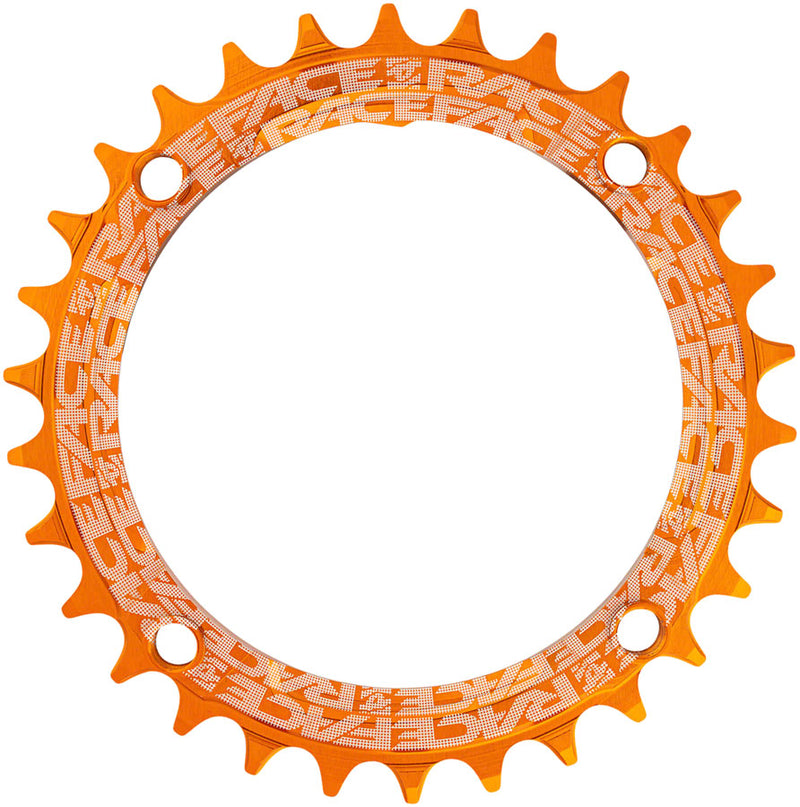 Load image into Gallery viewer, RaceFace 1x Narrow Wide Chainring - 30t 104 BCD 10-12-Speed 7075 Aluminum Orange