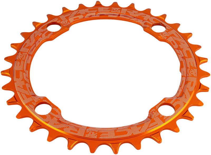 Load image into Gallery viewer, RaceFace 1x Narrow Wide Chainring - 36t 104 BCD 10-12 Speed 7075 Aluminum Orange