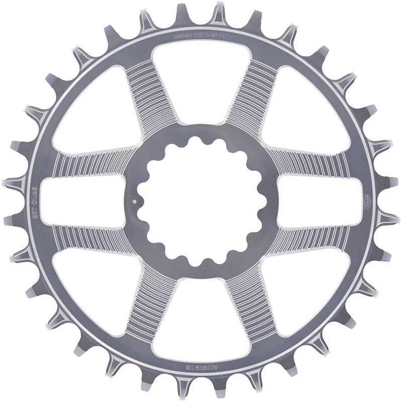 Load image into Gallery viewer, e*thirteen Helix R Chainring - 32t 11/12-Speed 52/55mm Flip Flop CL 3.5mm Offset e*thirteen DM Silver