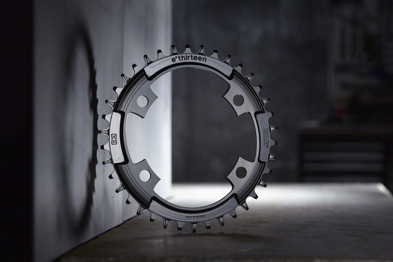 Load image into Gallery viewer, e*thirteen Helix R 107 BCD 4-Bolt Chainring - 40t 11/12-Speed 107BCD Black