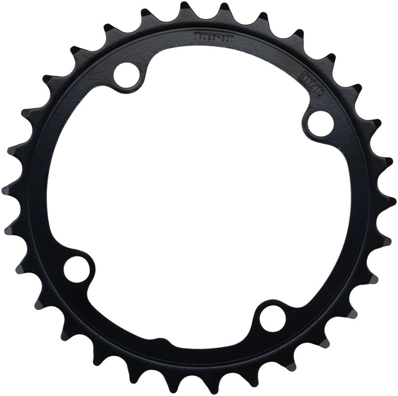 Load image into Gallery viewer, Full Speed Ahead Omega/Vero Pro Steel Road Double Chainring - 34t 90 BCD Steel N-11 BLK