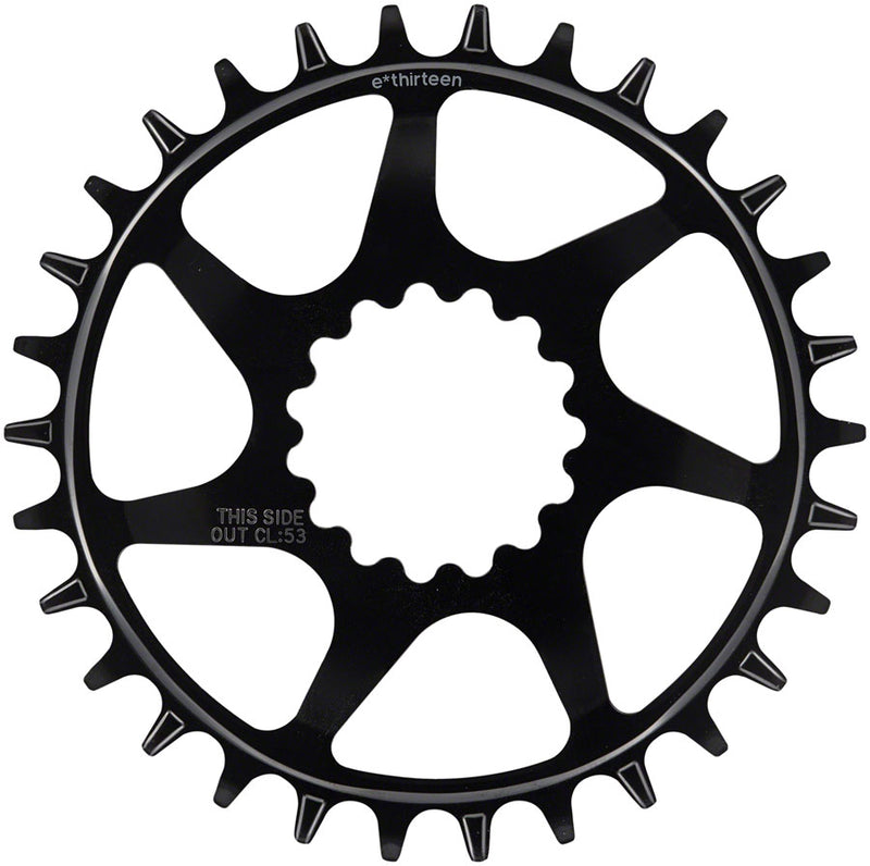 Load image into Gallery viewer, e*thirteen Helix Guidering - 30t 10/11/12-Speed 52/55mm Flip Flop CL 3/5mm Offset e*thirteen DM BLK