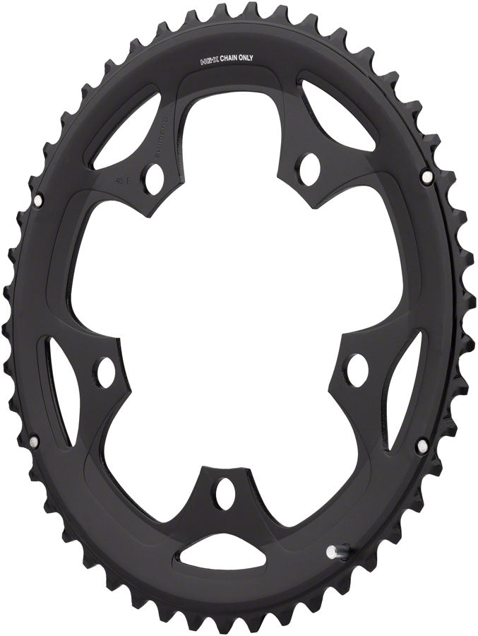 Load image into Gallery viewer, Shimano FC-R460 Chainring - 48t 5-Bolt 110 BCD Black