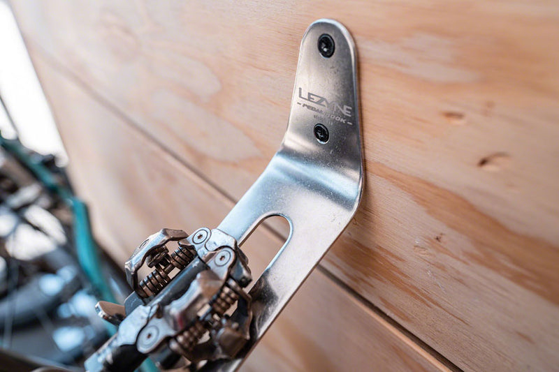 Load image into Gallery viewer, Lezyne Stainless Pedal Bike Storage Hook - Silver