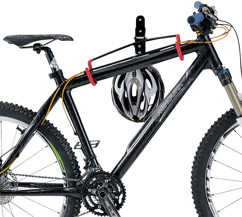 Load image into Gallery viewer, Minoura Wall Mounted Bike Rack: Holds 1 Bike