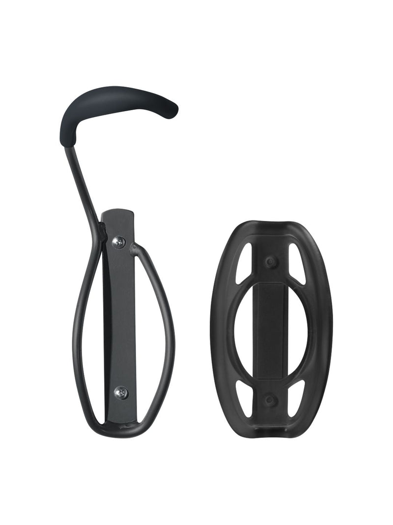 Load image into Gallery viewer, Delta Single Bike Wall Mount Rack with Tire Tray: Holds One Bike Black