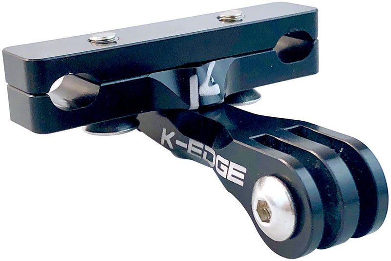Load image into Gallery viewer, K-EDGE Go BIG Pro Saddle Rail Camera Mount GoPro Garmin Shimano BLK
