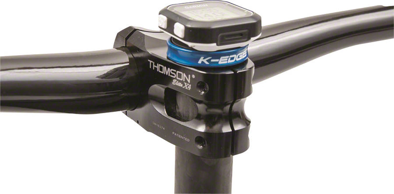 Load image into Gallery viewer, K-EDGE Gravity Stem Cap Mount for Garmin Quarter Turn Type Computers Blue