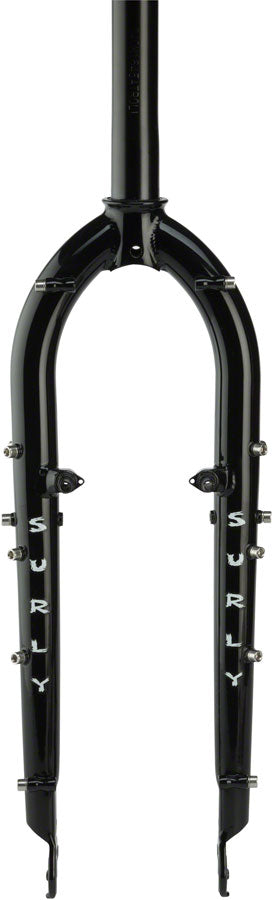 Load image into Gallery viewer, Surly Troll Fork: 26" QR 1-1/8" Straight Steerer Black