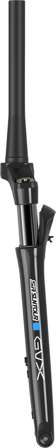 Load image into Gallery viewer, SR Suntour GVX LO R Suspension Fork - 700c 50mm Tapered 12 x 100mm Disc BLK