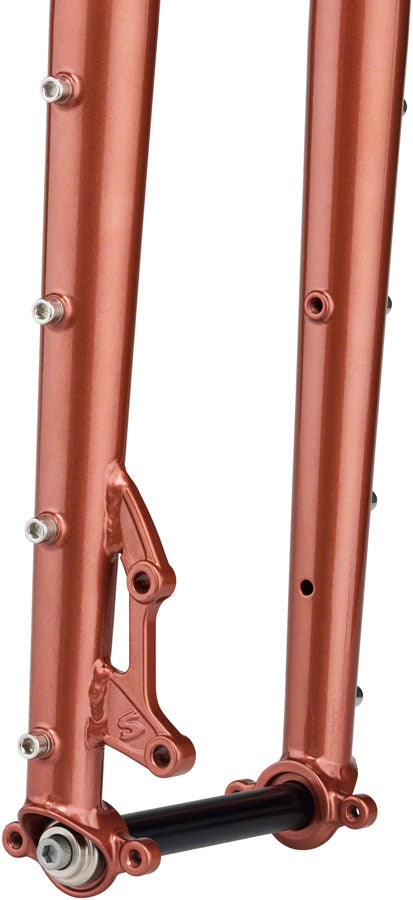 Load image into Gallery viewer, Surly Dinner Fork - 29" 15x110mm Thru-Axle 1-1/8" Straight Steerer 485mm Axle To Crown Steel Chester Copperpot