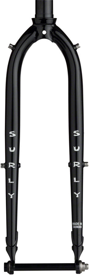 Load image into Gallery viewer, Surly Midnight Special Fork - 650b/700c 12x100mm Thru-Axle 1-1/8" Straight Steerer Steel 50mm Offset BLK