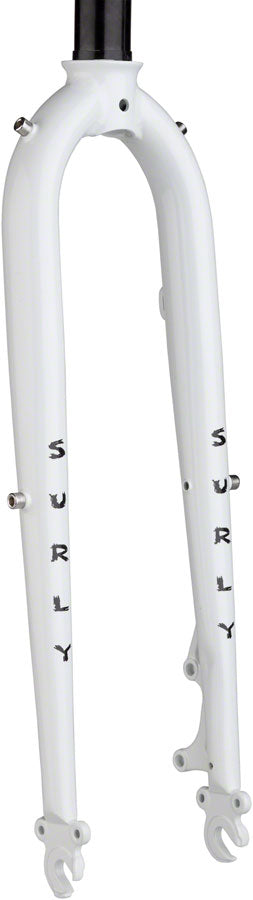 Load image into Gallery viewer, Surly Preamble 700c Fork 9x100mm QR 1-1/8" Straight Steerer Steel Thorfrost White