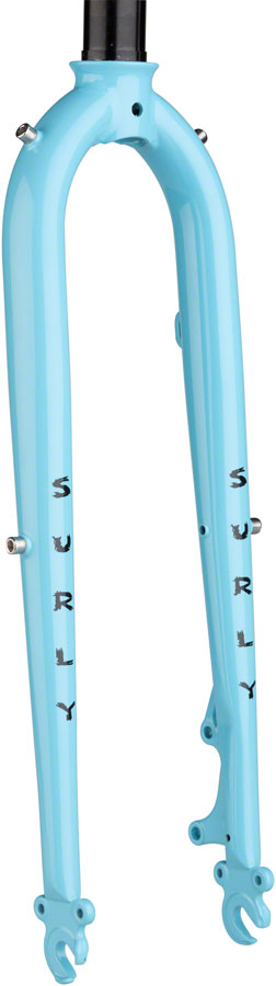 Load image into Gallery viewer, Surly Preamble 650b Fork 9x100mm QR 1-1/8" Straight Steerer Steel Skyrim Blue