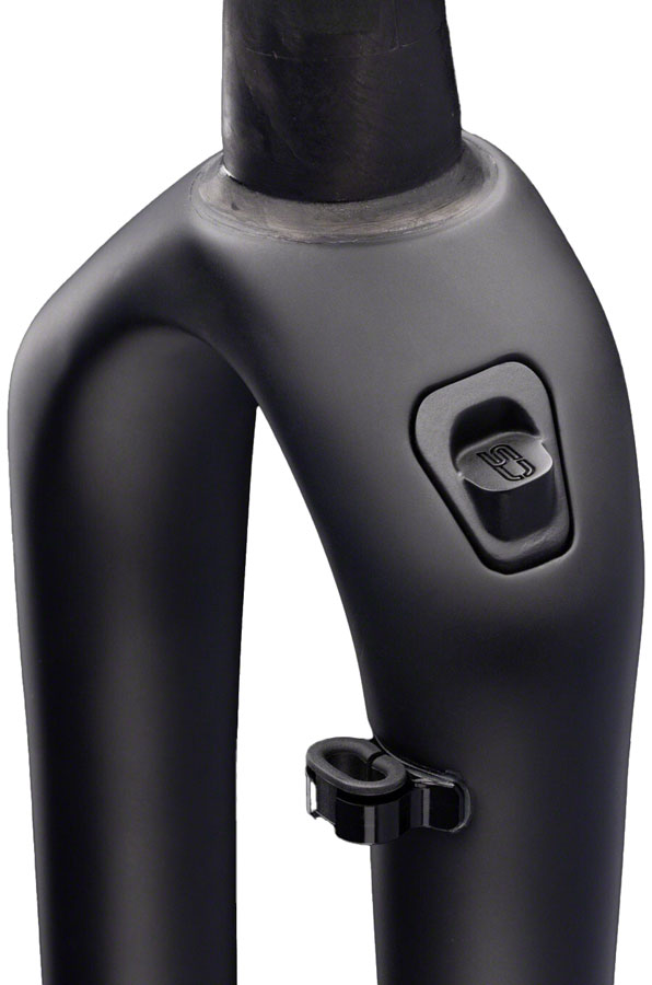 Load image into Gallery viewer, Cane Creek Invert CS Gravel Suspension Fork - 700c 40 mm 12 x 100 mm 45 mm Offset Climb Switch Matte BLK