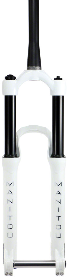 Load image into Gallery viewer, Manitou Circus Expert Suspension Fork - 26" 100 mm 20 x 110 mm 41 mm Offset Gloss White