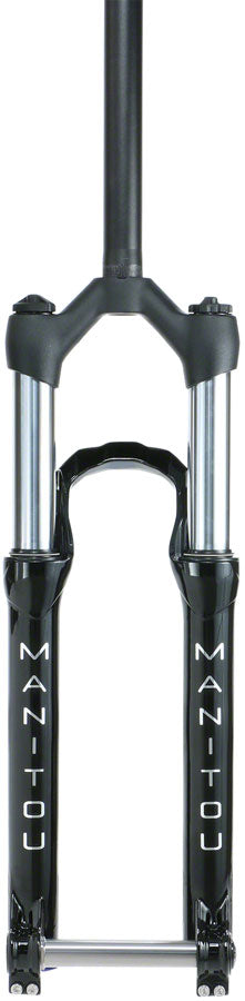 Load image into Gallery viewer, Manitou Circus Comp Suspension Fork - 26" 100 mm 20 x 110 mm 41 mm Offset Gloss BLK Straight Steer