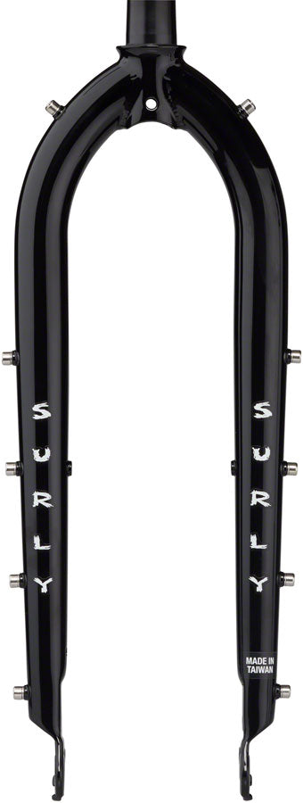 Load image into Gallery viewer, Surly Cocktail Fork - 27.5" QRx100mm 1-1/8" Straight Steerer 420mm Axle To Crown Steel BLK