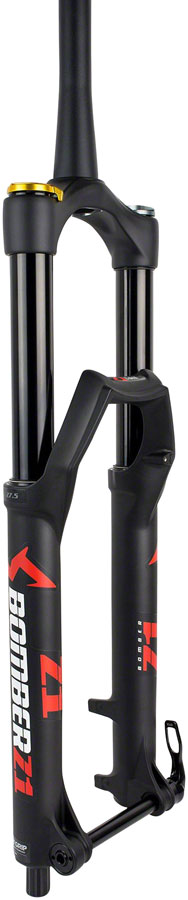 Load image into Gallery viewer, Marzocchi Bomber Z1 Coil Suspension Fork - 27.5" 180 mm 15 x 110 mm 44 mm Offset Matte BLK GRIP Sweep Adjust