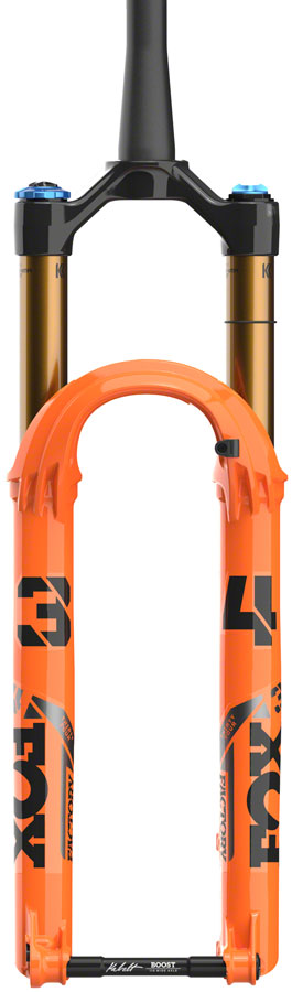 Load image into Gallery viewer, FOX 34 Factory Suspension Fork - 29" 130 mm 15 x 110 mm Kabolt 44mm Offset GRIP X Damper Shiny Orange
