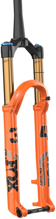 Load image into Gallery viewer, FOX 34 Factory Suspension Fork - 29" 130 mm 15 x 110 mm Kabolt 44mm Offset GRIP X Damper Shiny Orange