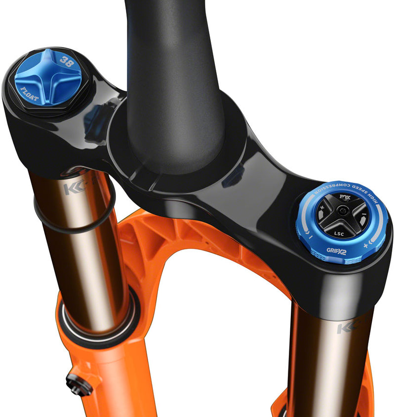 Load image into Gallery viewer, FOX 38 Factory Suspension Fork - 29" 170 mm 15 x 110 mm Kabolt-X 44mm Offset GRIP X2 Damper 58HT Shiny Orange
