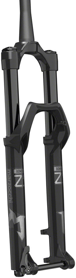 Load image into Gallery viewer, Marzocchi Bomber Z1 Suspension Fork - 27.5" 160 mm 15QR x 110 44mm Offset RAIL Sweep-Adjust Shiny BLK