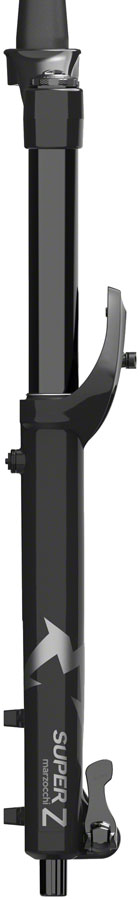 Load image into Gallery viewer, Marzocchi Super Z Suspension Fork - 27.5" 180 mm 15QR x 110 44mm Offset GRIP X Shiny BLK