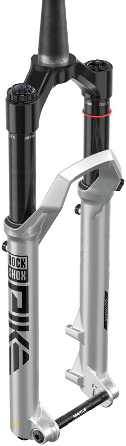 Load image into Gallery viewer, RockShox Pike Ultimate Charger 3.1 RC2 Suspension Fork - 27.5" 130 mm 15 x 110 mm 44 mm Offset Silver C2