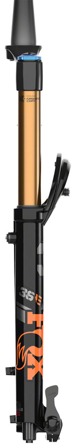 Load image into Gallery viewer, FOX 36 E-Optimized Factory Suspension Fork - 27.5" 160 mm 15QR x 110 mm 44 mm Offset Shiny BLK Grip 2