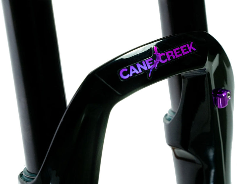 Load image into Gallery viewer, Cane Creek Helm MKII Air 29 Suspension Fork - 29" 160 mm 15 x 110 mm 44 mm Offset Gloss BLK/Purple