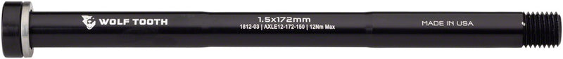 Load image into Gallery viewer, Wolf Tooth Rear Thru Axle - M12 1.5 x 172mm Black