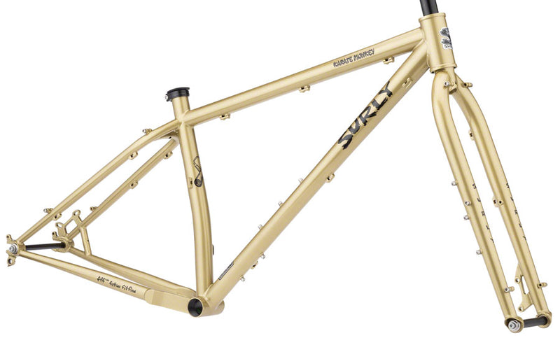 Load image into Gallery viewer, Surly Karate Monkey Frameset - 27.5" Steel Fool's Gold Large