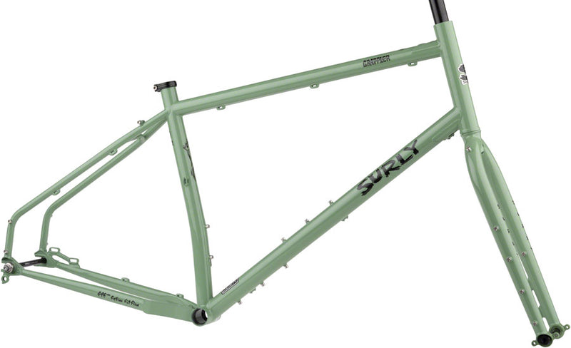 Load image into Gallery viewer, Surly Grappler Frameset - 27.5 Steel Sage Green Small