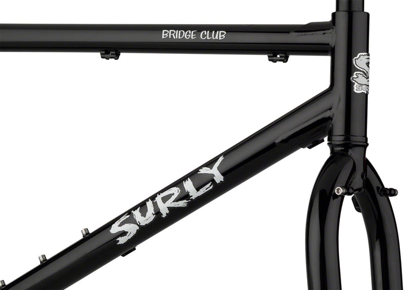 Load image into Gallery viewer, Surly Bridge Club Frameset - 27.5"/700c Steel Black Medium