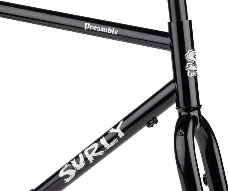 Load image into Gallery viewer, Surly Preamble Frameset - 650b Steel Hi-Viz Black Small
