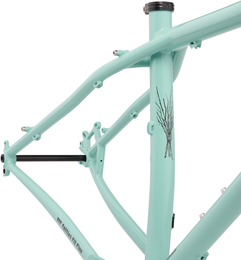 Load image into Gallery viewer, Surly Krampus Frameset - 29" Steel Blue Oyster Coat Medium