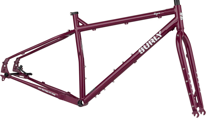 Load image into Gallery viewer, Surly Ogre Frameset - 29" Steel Fermented Plum X-Large