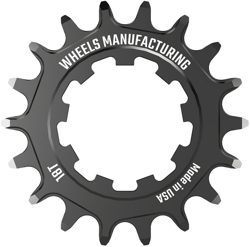 Load image into Gallery viewer, Wheels Manufacturing SOLO-SPEED Cog - 18t Fits SOLO-SPLINE SOLO-XD kits BLK